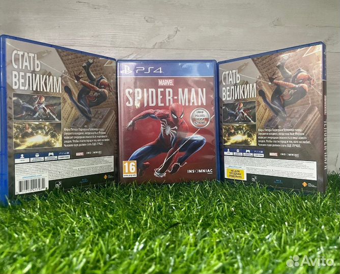 Человек паук PS4 диск + гарантия + безнал