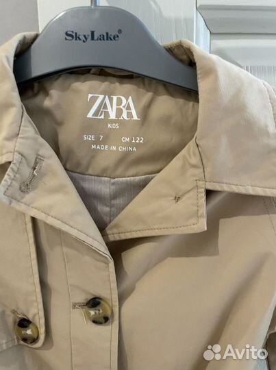 Тренч zara для девочки