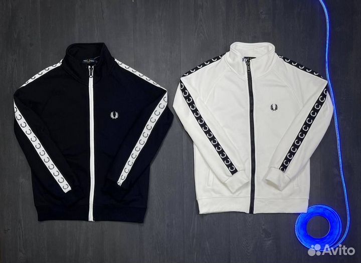 Fred perry олимпийка с лампасами