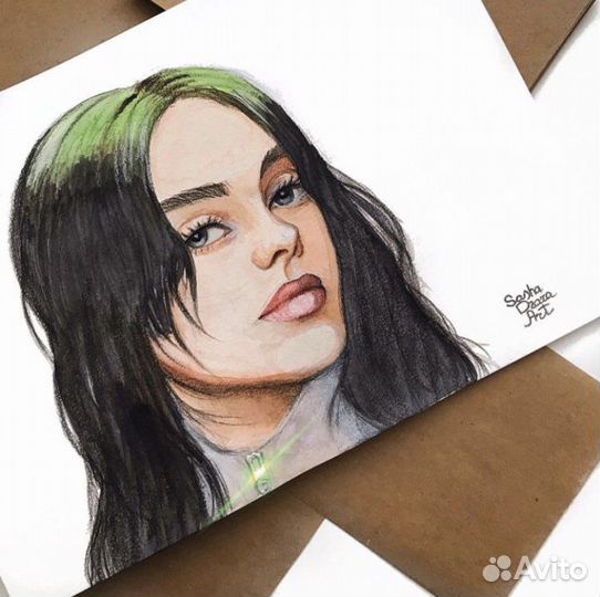 Портрет по фото. Картина на заказ. Художник