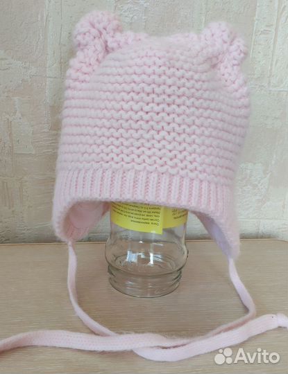 Шапка демисезонная + шапка зимняя, 40-42