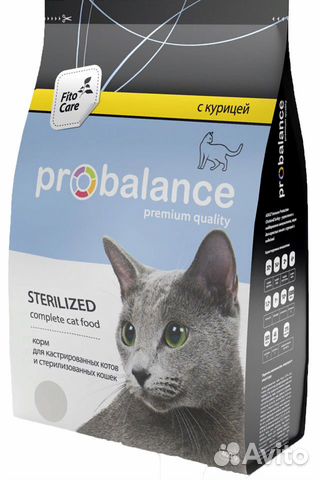 Корм для стерилизованных кошек 10 кг ProBalance