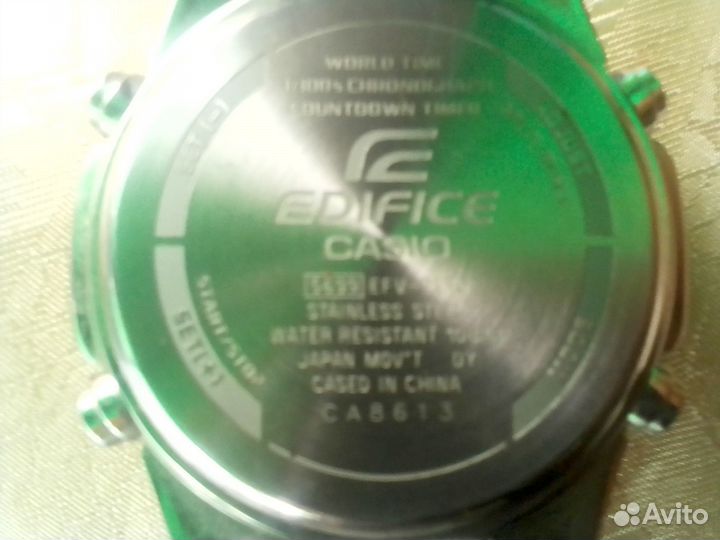 Часы casio edifice wr 100m