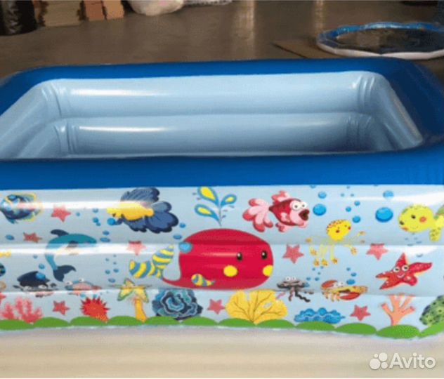 Детский надувной бассейн бу