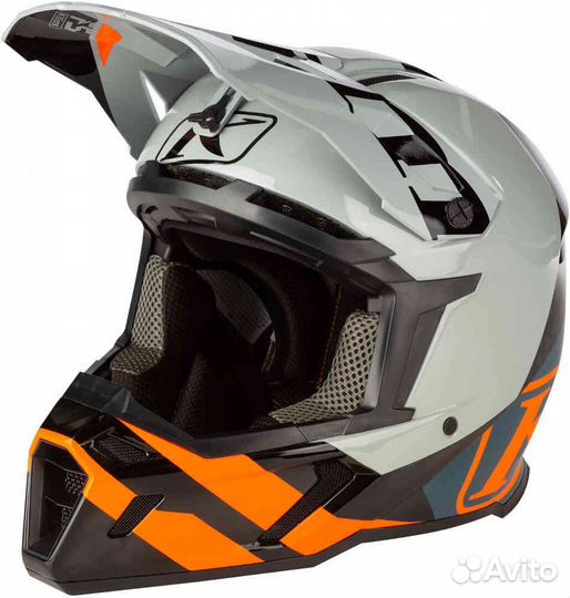 Klim F5 Koroyd Ascent Carbon Striking Petrol(под з