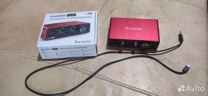 Focusrite scarlett solo 3rd gen