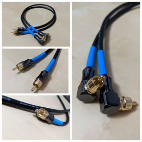 Межблочный Угловой 2*RCA кабель Japan Cable