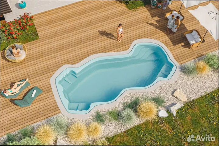 Композитный бассейн Калипсо premium
