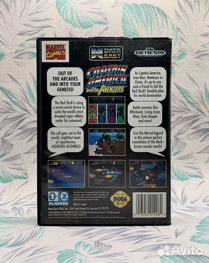 Captain America and the Avengers для Sega Genesis