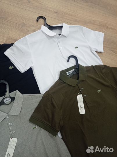 4 новые поло Lacoste одним лотом