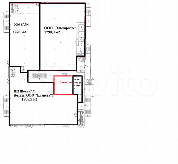 Торговая площадь, 200 м²