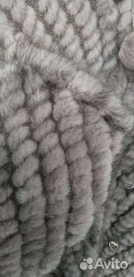 Кардиган с мехом норки