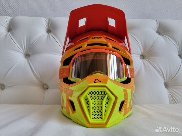 Маска + Шлем Leatt Moto 7.5 V23 Helmet Kit Citrus