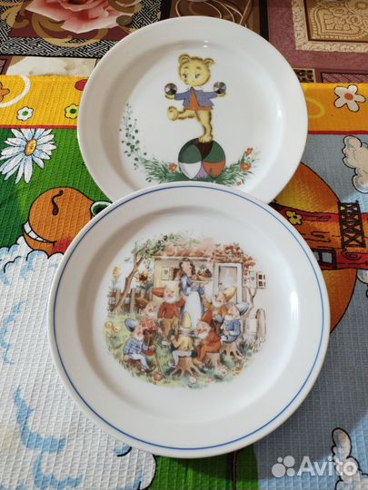 Набор детской посуды ГДР. Новые