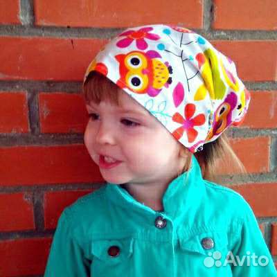 Косынка/бандана на резинке детские и взрослые