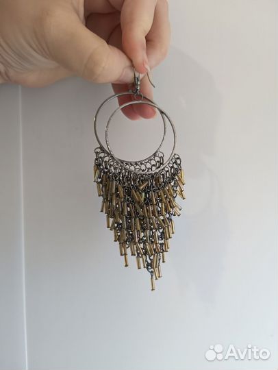 Сережки бижутерия