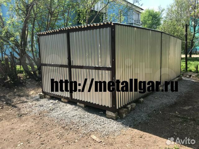 Гараж ракушка(модель Г 3399)