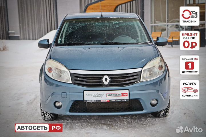 Renault Sandero 1.6 AT, 2012, 130 200 км