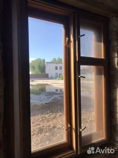 Окно из дерева 128х166х17