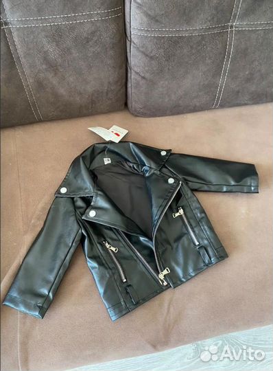 Кожанка детская новая размер 80 -86