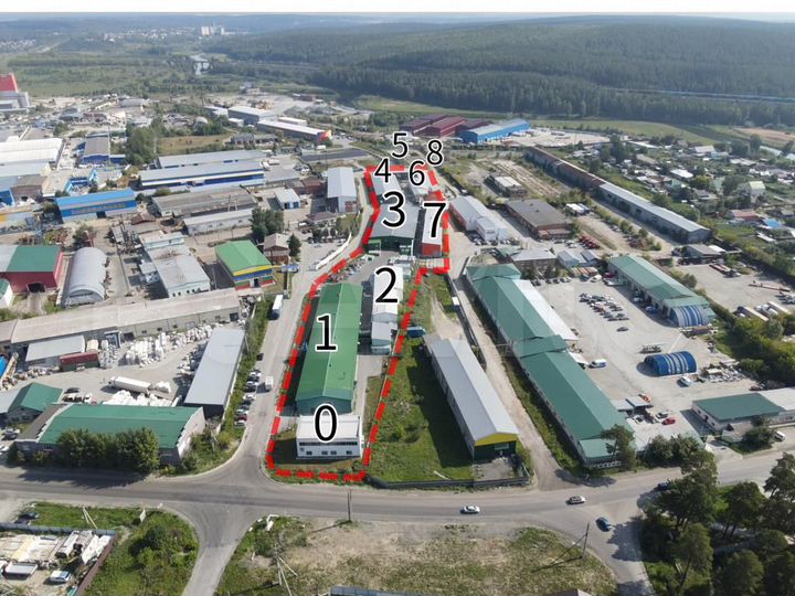 Производство, 6854 м²