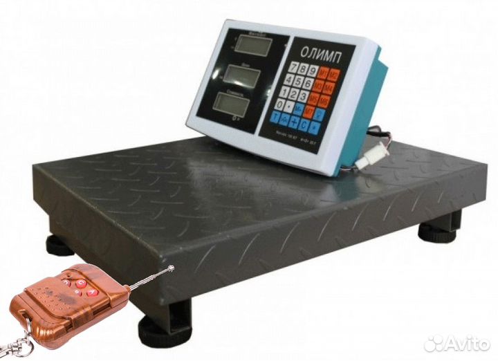 Установка пульта корректора на весы