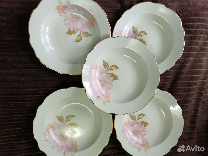 Посуда дулево СССР хризантемы