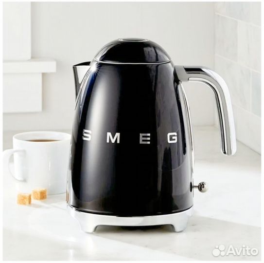 Чайник электрический Smeg KLF03bleu, черный