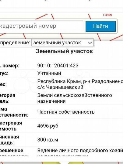Участок 8 сот. (СНТ, ДНП)