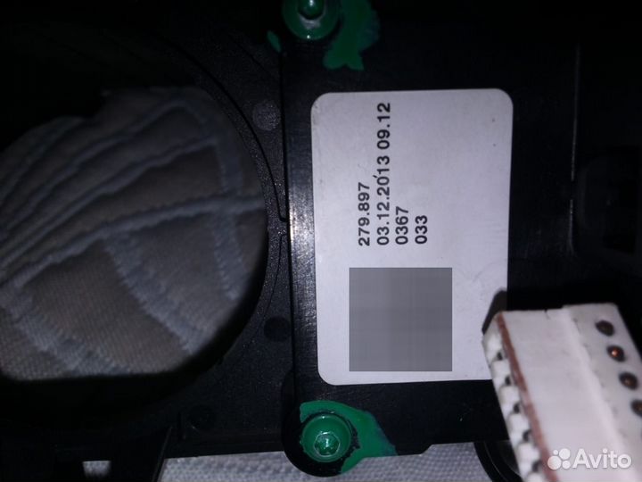 Подрулевой переключатель на Шкода Йети