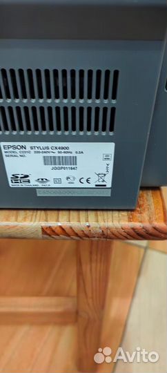 Epson stylus cx4900 принтер мфу