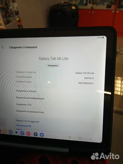 Планшет Samsung galaxy Tab S6 Lite