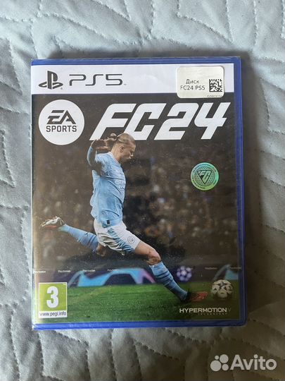 Новый диск FIFA 24 (FC24) для PS5