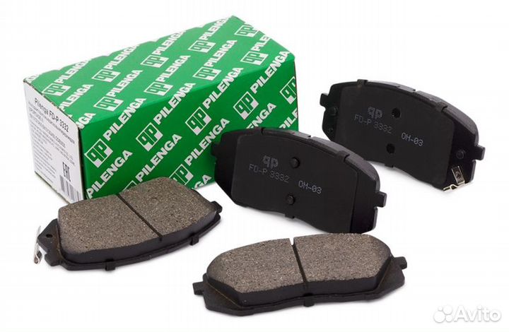 FDP3332 Колодки тормозные дисковые перед