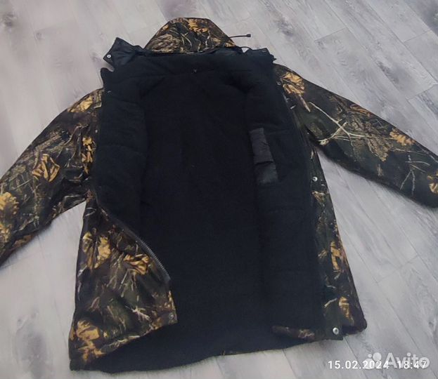 Зимний костюм камуфляж мужской