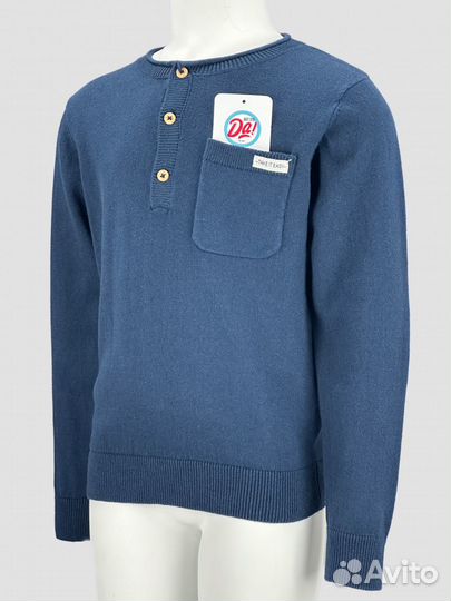 Свитер Мальчик Синий EU 116-122 cm, 6-7 лет cool club
