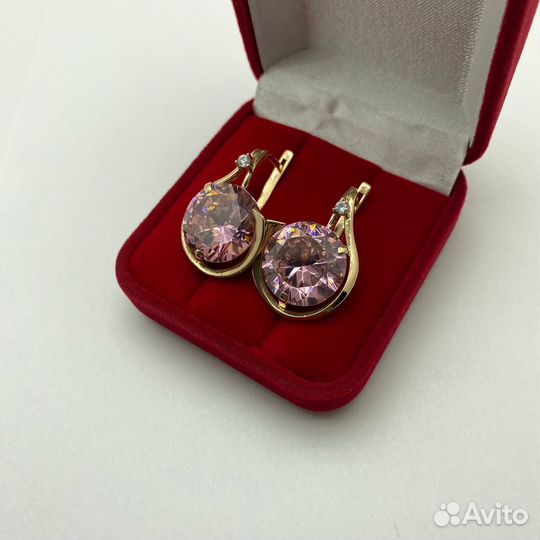 Щ43а, Щ43а, Серьги с камнями, золото 585, id 54309