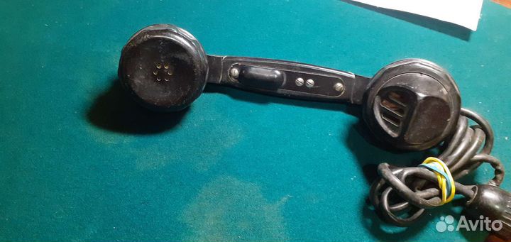 Антикварная контрольная телефонная трубка