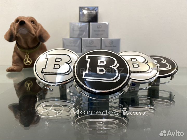 Колпачки ступицы Brabus Mercedes Benz