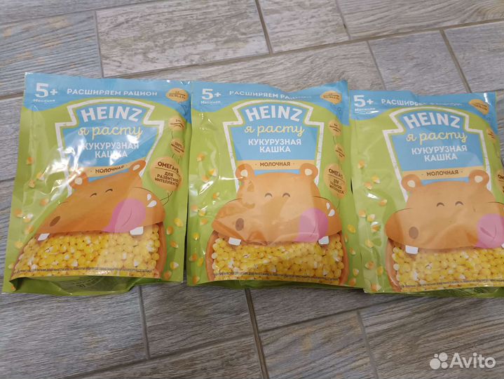 Каша Heinz кукурузная молочная 200 г с 5 месяцев