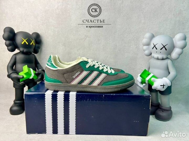 Кеды Кроссовки adidas Notitle X Samba 'Green'