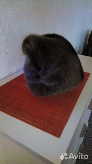 Меховая женская шапка из меха норки