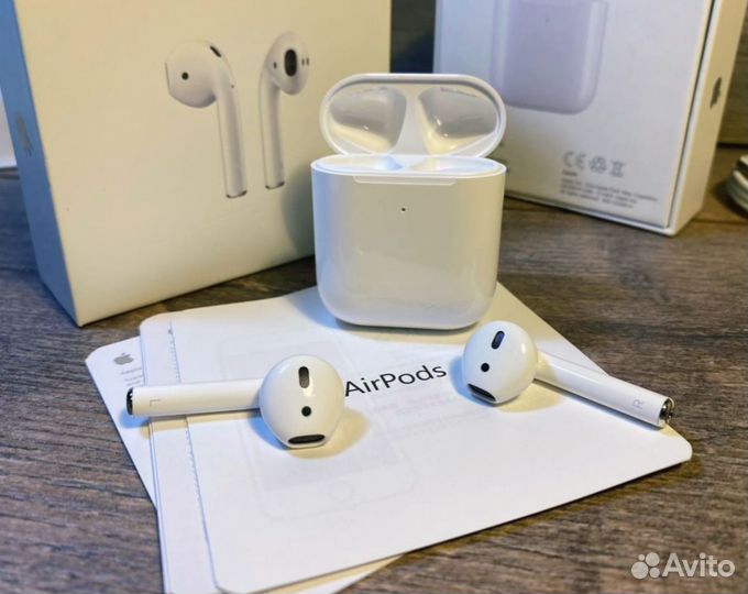 Беспроводные наушники apple airpods 2