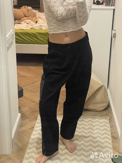 Брюки черные