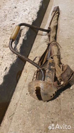 Бур для льда б/у, советских времён