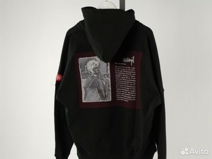 Худи CavEmpt с уникальным термопринтом