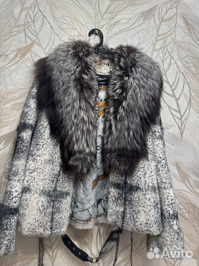 Шуба норка чернобурка мутон 46-48 на запчасти
