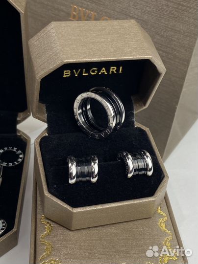 Браслет, серьги и кольцо Bvlgari lux