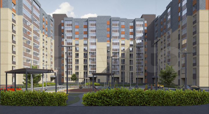 2-к. квартира, 54,4 м², 10/10 эт.