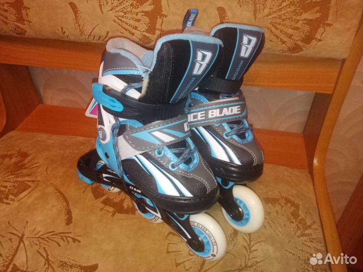 Ролики детские новые раздвижные с коньком